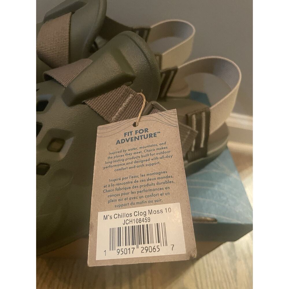 Chaco Men's Sandals in Olive and Taupe - Picture 3 of 7